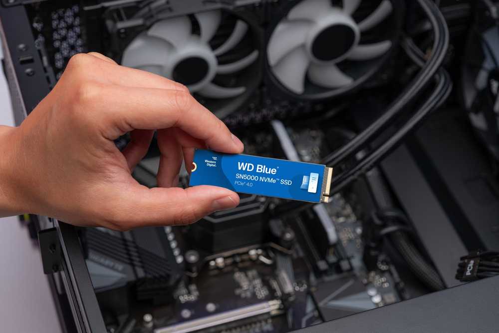 SanDisk WD Mėlyna SN5000 NVMe SSD 4TB M.2 2280 PCIe Gen4