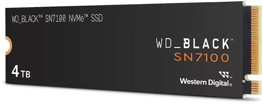 Western Digital SanDisk SN7100 4TB M.2 2280 PCI-E x4 Gen4 NVMe SSD (WDS400T4X0E)