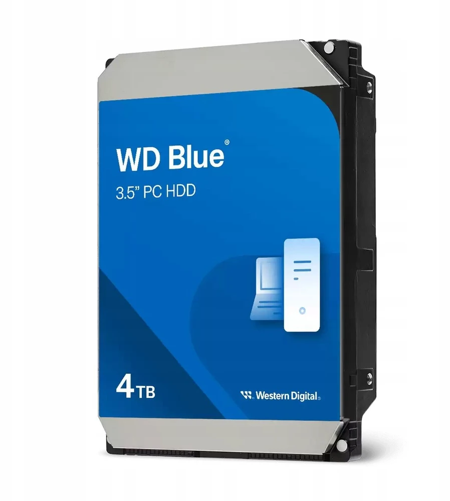 Western Digital Dysk WD Mėlyna 4TB 3.5'' SATA III (WD40EZZX)