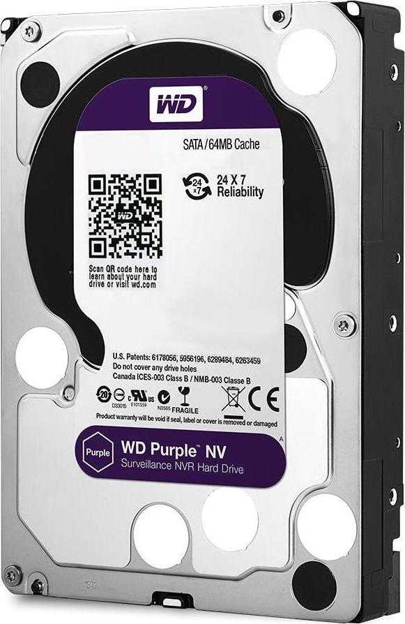Western Digital Dysk WD WD Violetinė 8TB (WD80PURX)