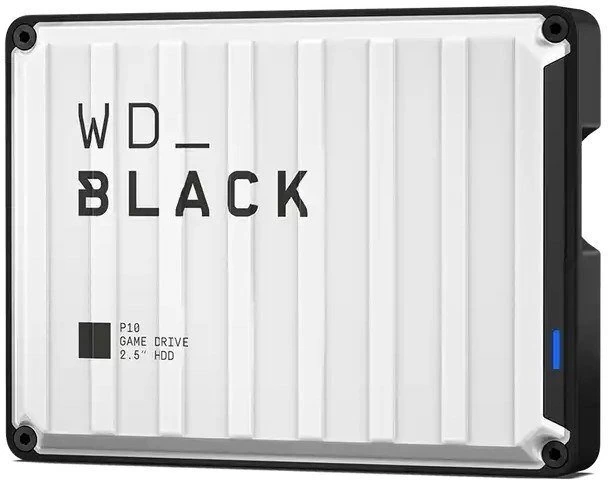 Western Digital WD_BLACK P10 Išorinis kietasis diskas 6 TB 2.5" USB Type-A 2.0/3.2 Gen 1 (3.1 Gen 1) Baltas