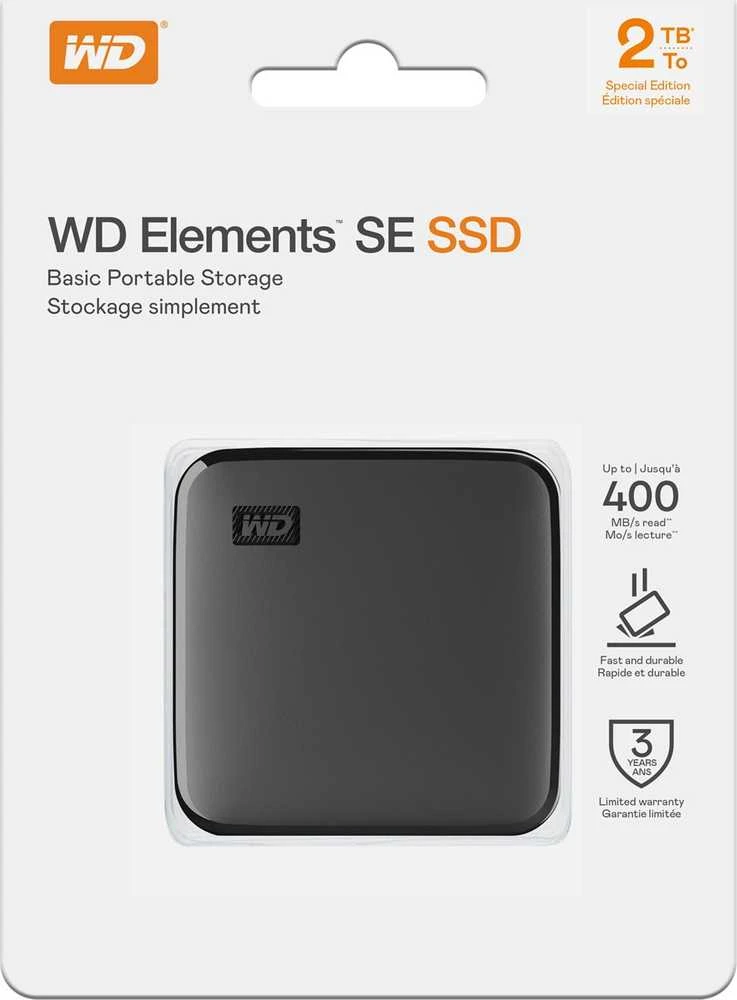 Išorinis kietasis diskas WD Elements SE SSD 2TB