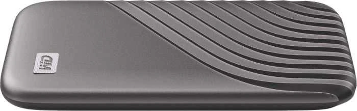 Kietasis diskas Western Digital My Passport SSD - šifruotas - 4 TB - 256 bitų AES - pilkas