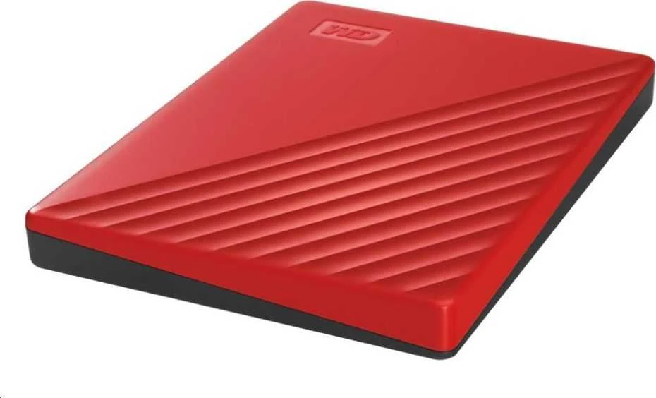 Kietasis diskas Dysk zewnętrzny HDD Western Digital My Passport 2TB Raudona (WDBYVG0020BRD-WESN)