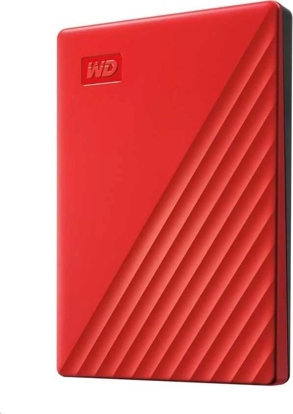 Kietasis diskas Dysk zewnętrzny HDD Western Digital My Passport 2TB Raudona (WDBYVG0020BRD-WESN)