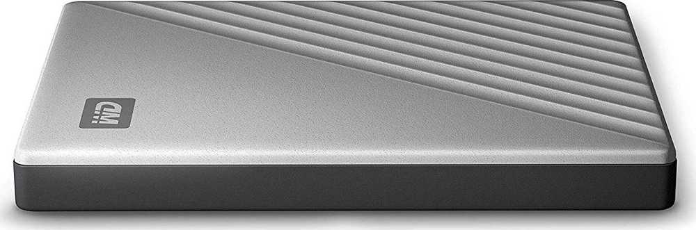 Kietasis diskas 2,5 Western Digital „My Passport Ultra Mac“ 4 TB su integruotu USB-C/USB3.0 HDD 6,4 cm 2,5 colio metalinės apdailos RTL nešiojamas išorinis diskas