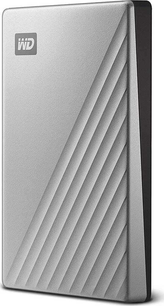 Kietasis diskas 2,5 Western Digital „My Passport Ultra Mac“ 4 TB su integruotu USB-C/USB3.0 HDD 6,4 cm 2,5 colio metalinės apdailos RTL nešiojamas išorinis diskas
