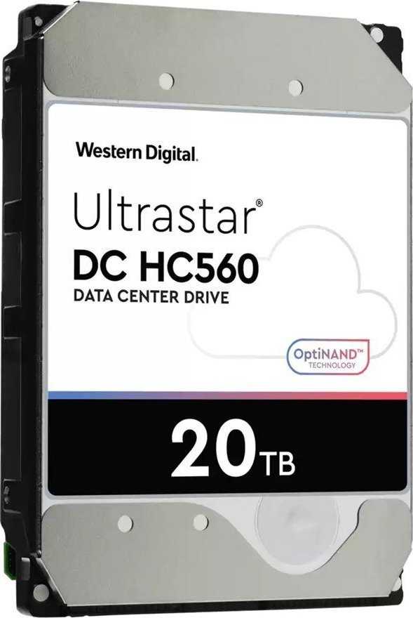Western Digital Dysk serwerowy WD Ultrastar DC HC560 20TB 3.5'' SAS-3 (12Gb/s) (0F38652)