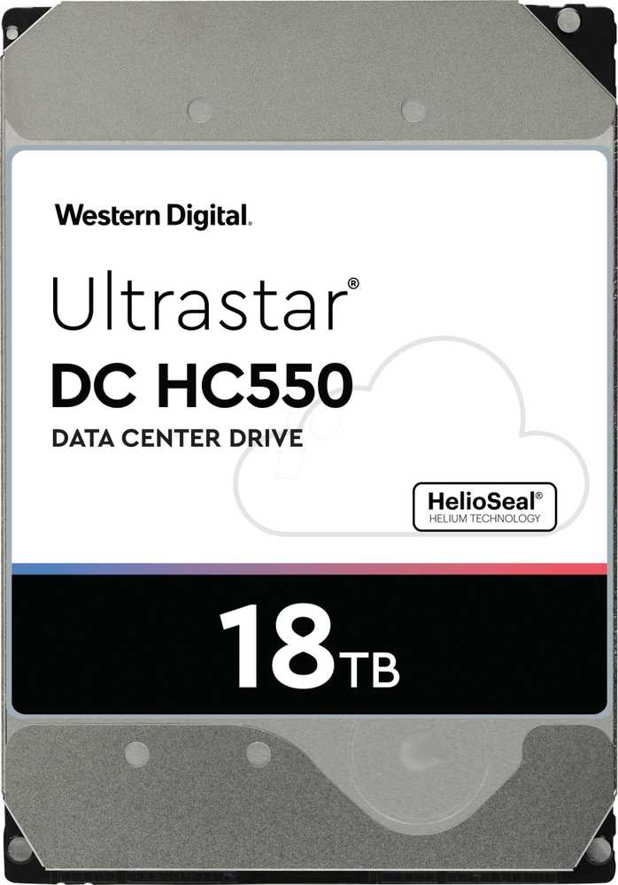 Western Digital Serverio diskas WD Ultra ar DC HC550 18TB 3.5 "SATA III (6 Gb / s) (0F38459)
