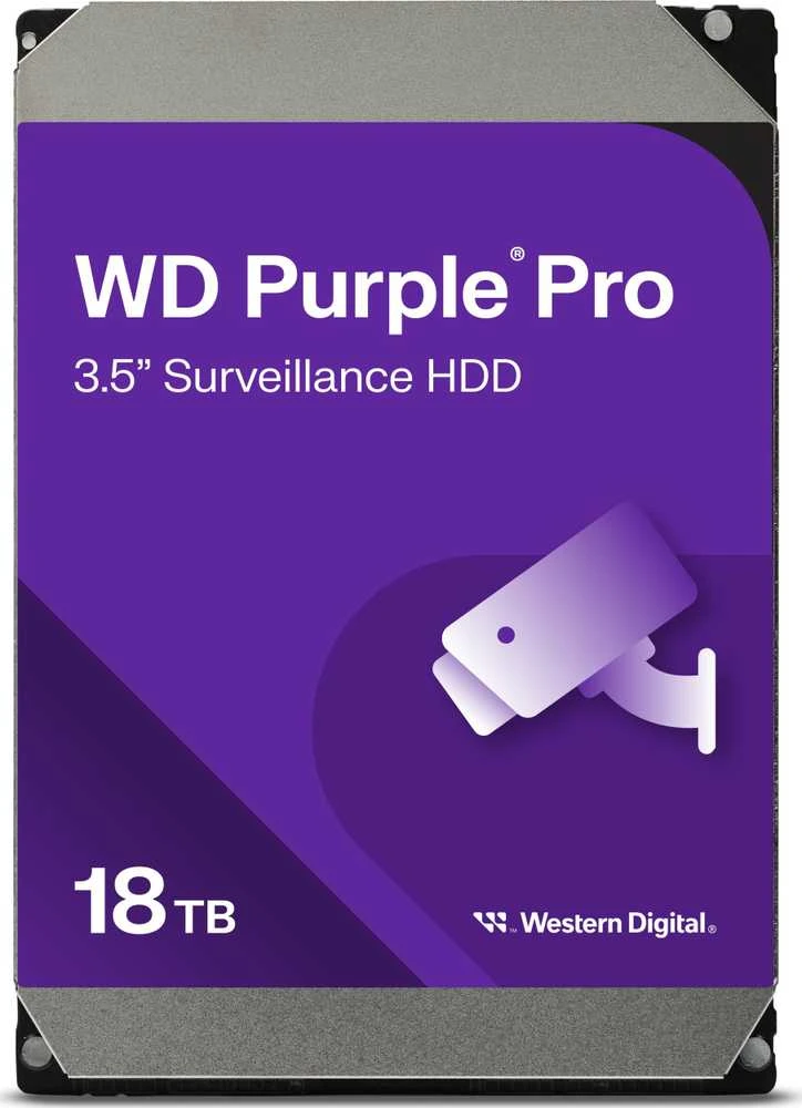 Kietasis diskas Western Digital Violetinė Pro internal hard drive 18 TB 7200 RPM 512 MB 3.5" Serial ATA III