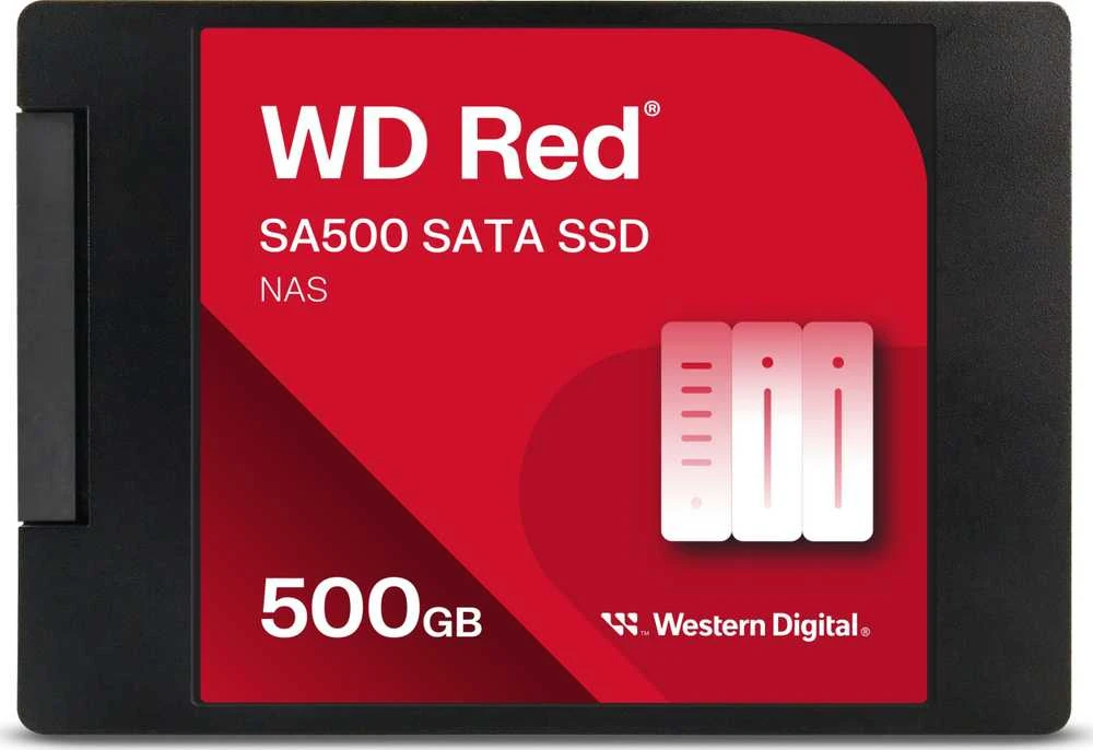 Sandisk SSD WD Raudonas 500GB 2.5" SATA WDS500G1R0A