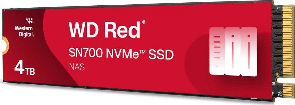 Western Digital Raudona WD ™ SN700 NVMe™ POWERED BY SANDISK 4 TB