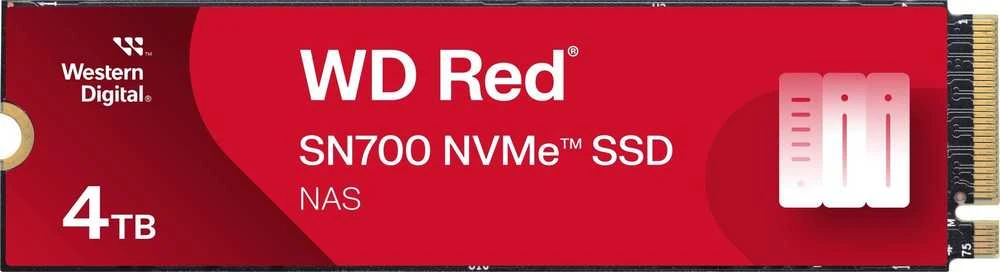 Western Digital Raudona WD ™ SN700 NVMe™ POWERED BY SANDISK 4 TB