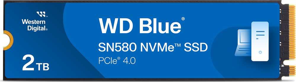 SanDisk WD Mėlyna SN580 NVMe SSD 2TB M.2 PCIe Gen4