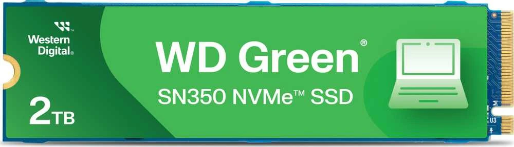 Western Digital WD Žalias SN350 NVMe SSD 2TB M.2 2280 PCIe Gen3 8Gb/s