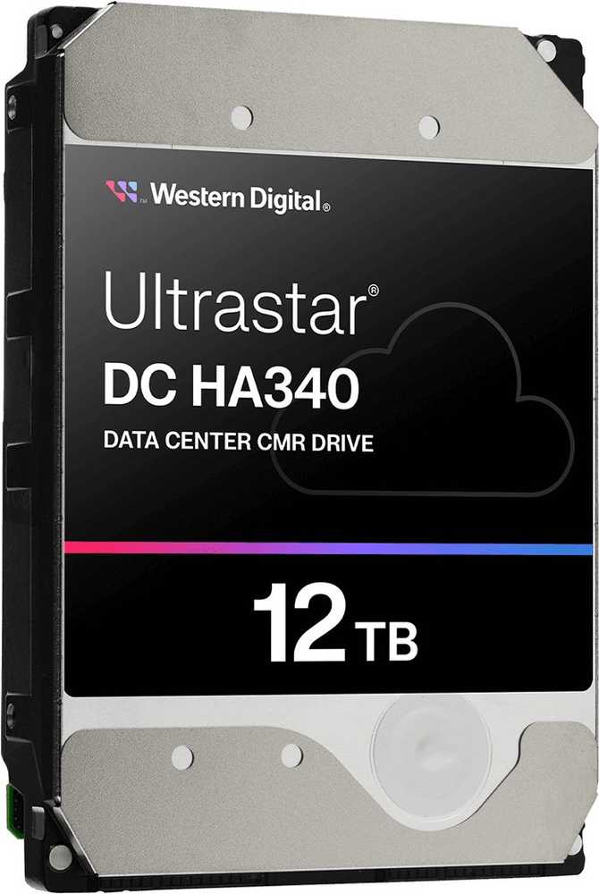 Sandisk Western Digital „Ultrastar DC HA340“, 12 TB, 7200 aps./min., 512 MB, 3,5 colio, serijinis ATA