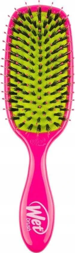 Wet Shine Enhancer Smoothing Brush Pink Plaukų šepetys