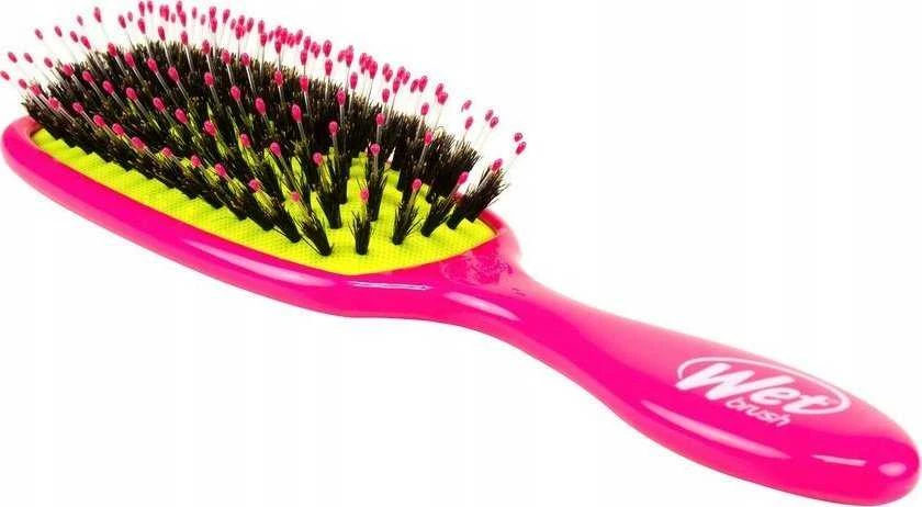 Wet Shine Enhancer Smoothing Brush Pink Plaukų šepetys