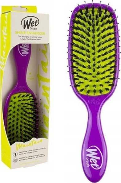 Wet Brush Wet Shine Enhancer Violetinė plaukų šepetys