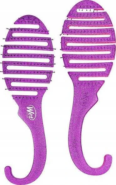 Wet Brush Wet Wet Shower Detangler - Glitter Violetinė
