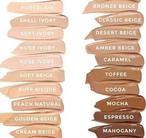 "Wet N Wild Photofocus" pagrindas "Nude Ivory