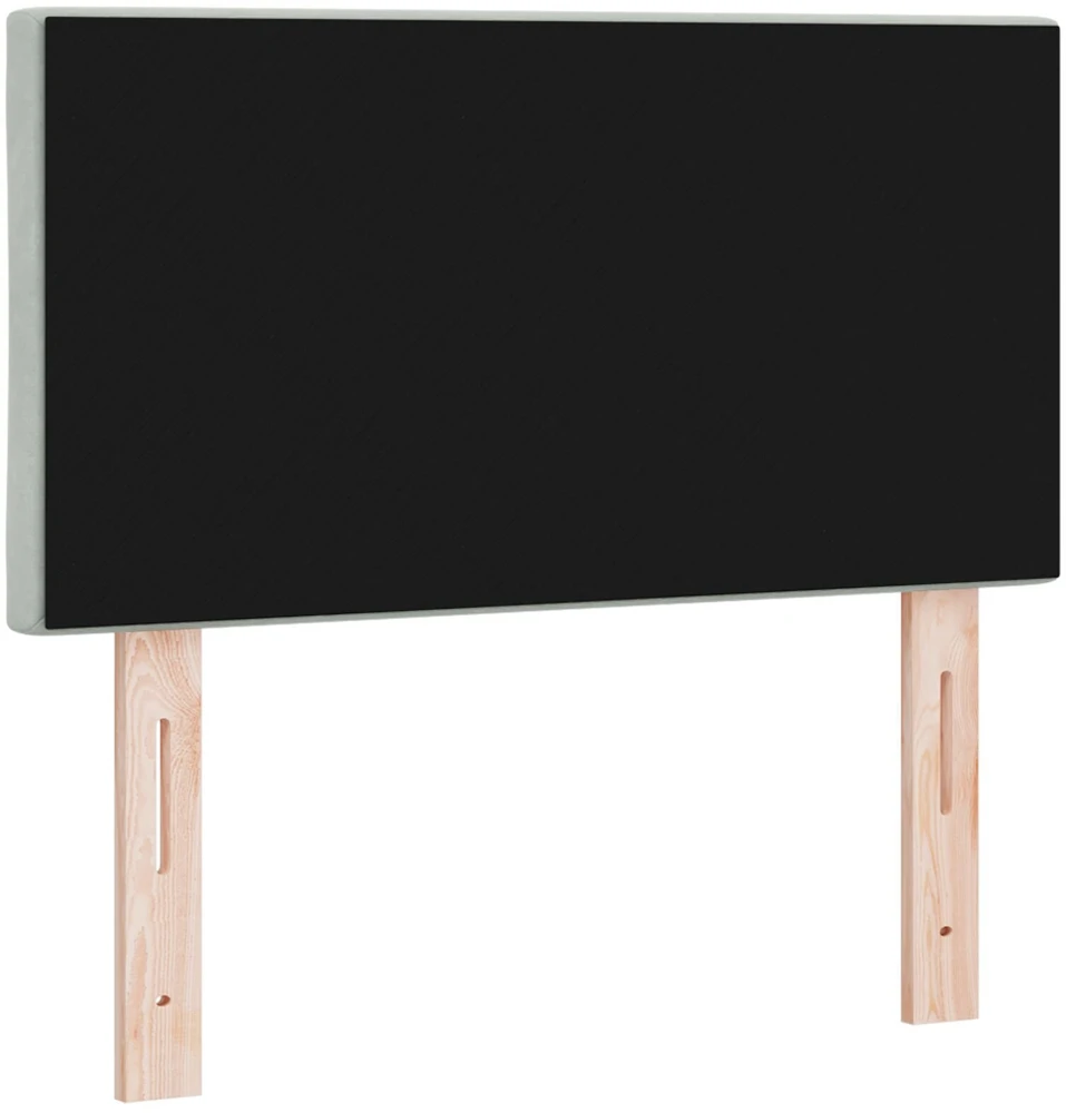 Galvūgalis Šviesiai pilka 80 cm Aksomas