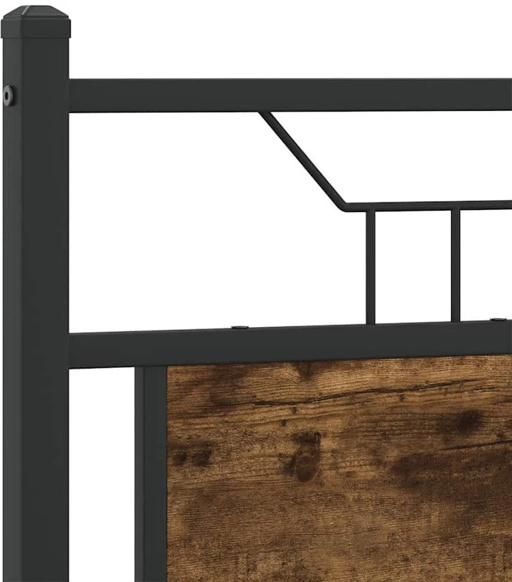 Pakaitinis galvūgalis, dūminio ąžuolo spalvos, 120cm, mediena ir plienas
