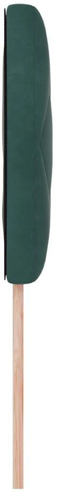 Galvūgalis Tamsiai žalia 90 cm Aksomas