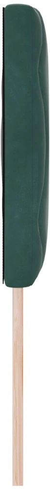 Galvūgalis Tamsiai žalia 144 cm Aksomas