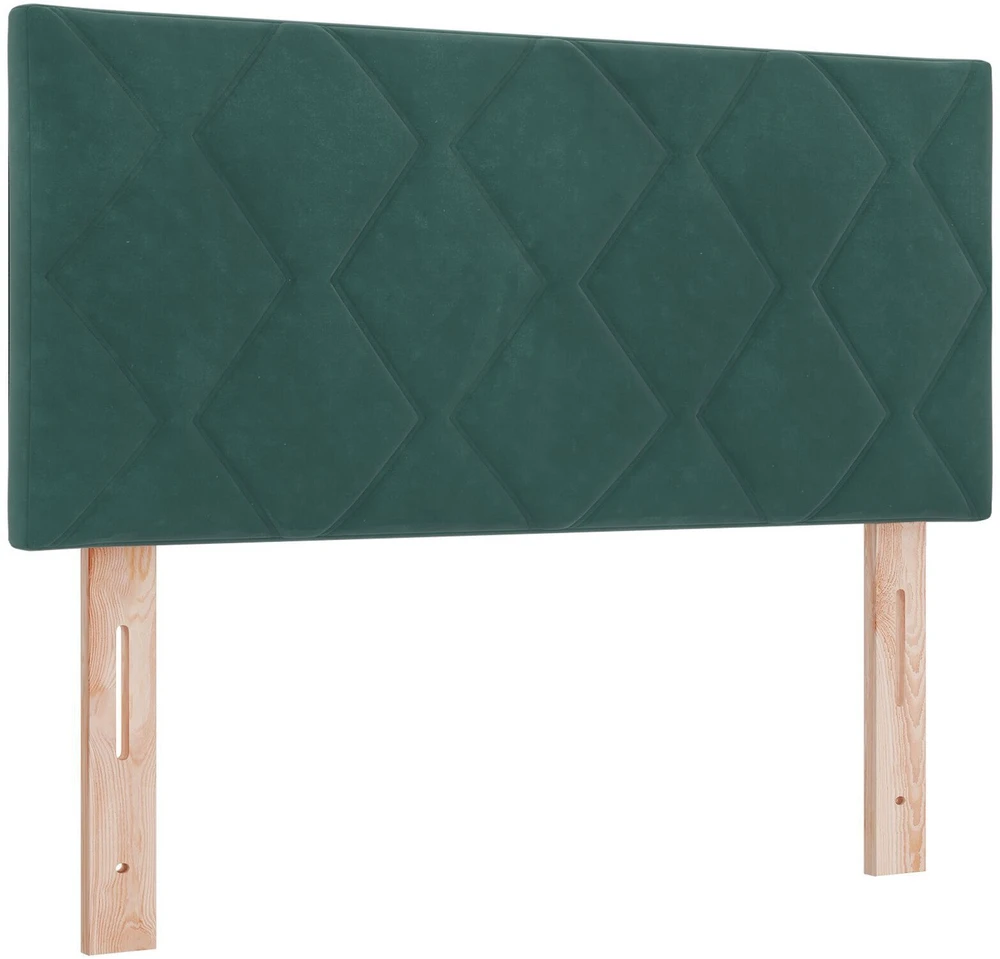 Galvūgalis Tamsiai žalia 90 cm Aksomas