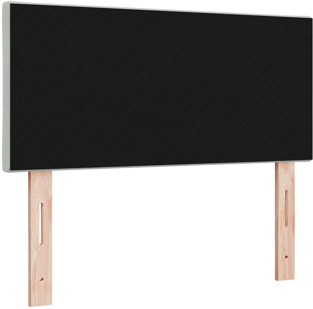 Galvūgalis Šviesiai pilka 100 cm Aksomas