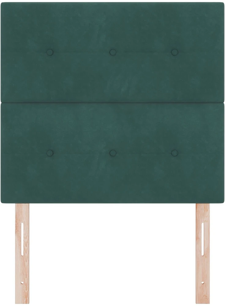 Galvūgalis Tamsiai žalia 90 cm Aksomas