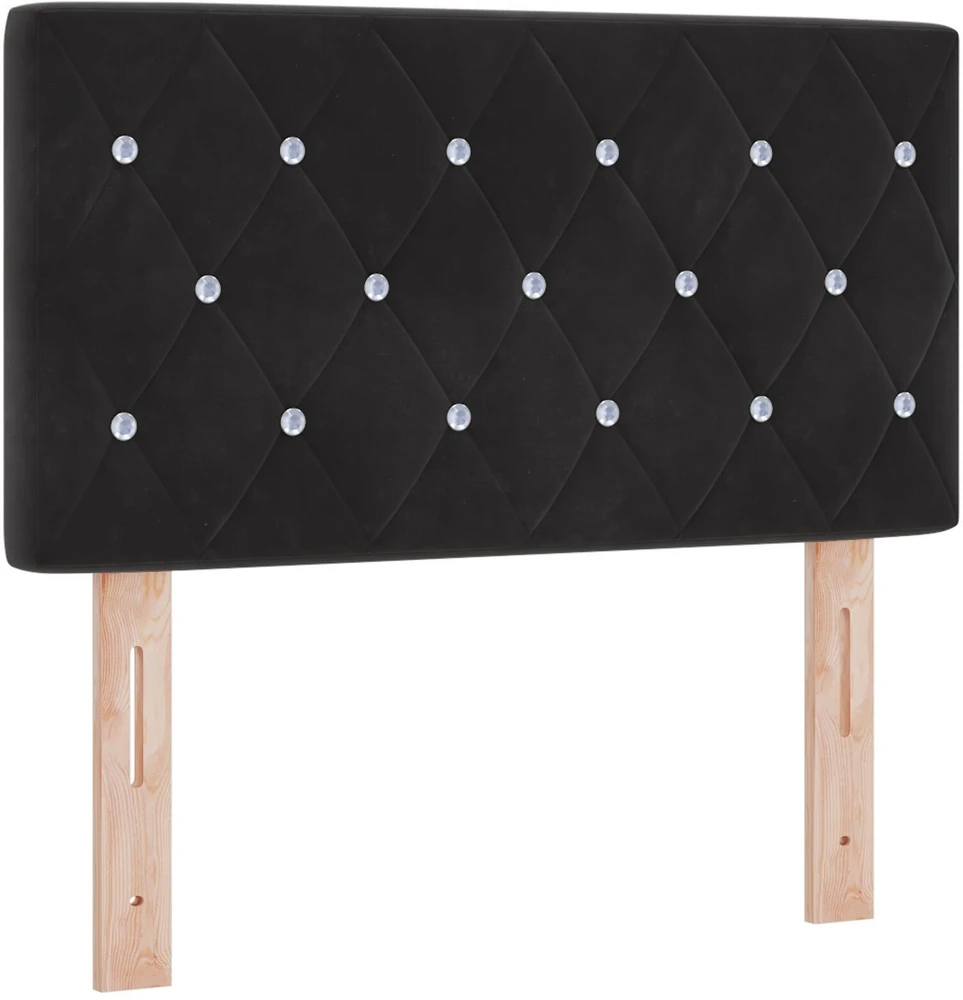 Galvūgalis Juodas 80 cm Aksomas