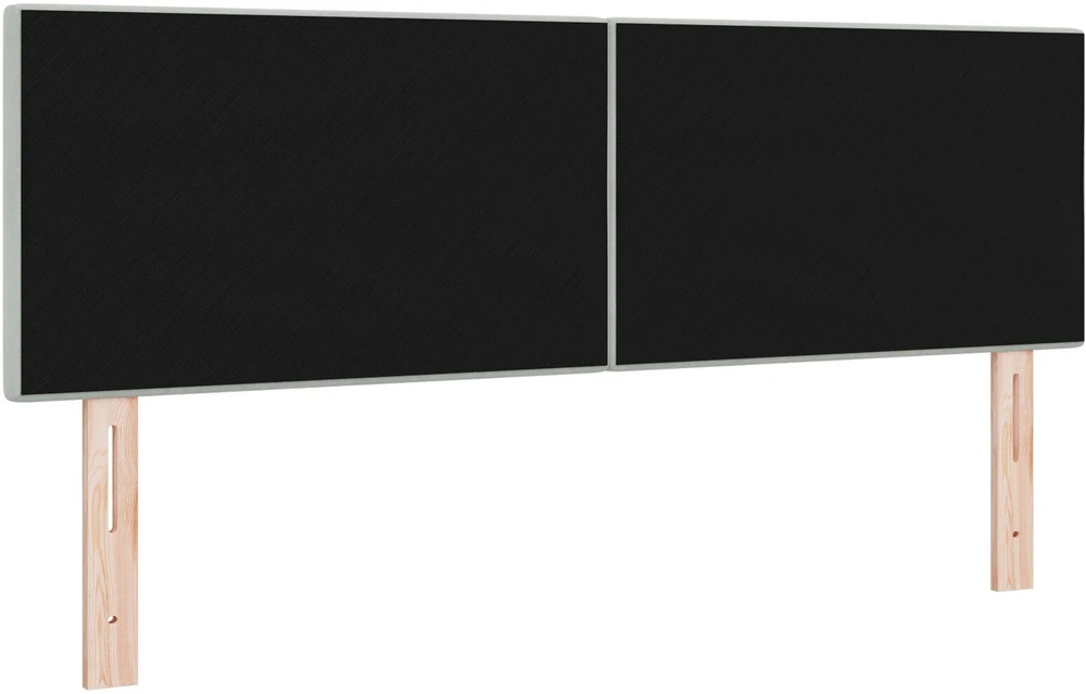 Galvūgalis Šviesiai pilka 160 cm Aksomas