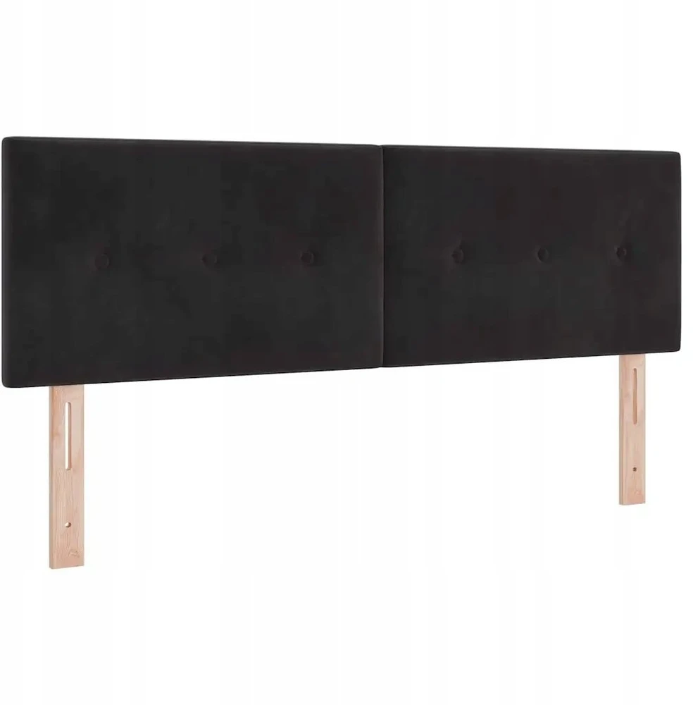 Galvūgalis Juodas 144 cm Aksomas