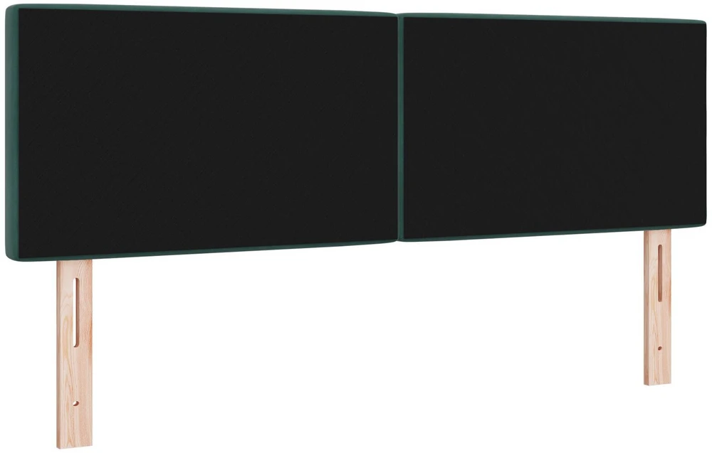 Galvūgalis Tamsiai žalia 144 cm Aksomas