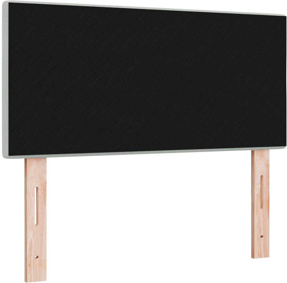 Galvūgalis Šviesiai pilka 90 cm Aksomas