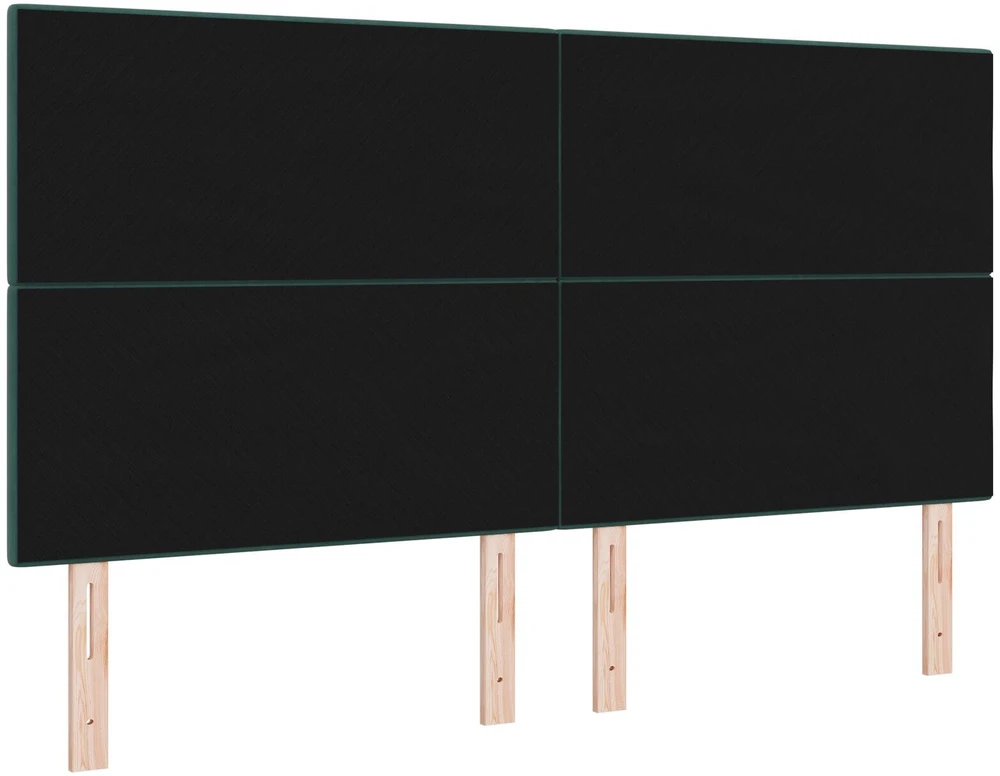 Galvūgalis Tamsiai žalia 180 cm Aksomas