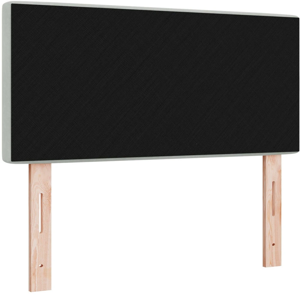 Galvūgalis Šviesiai pilka 100 cm Aksomas
