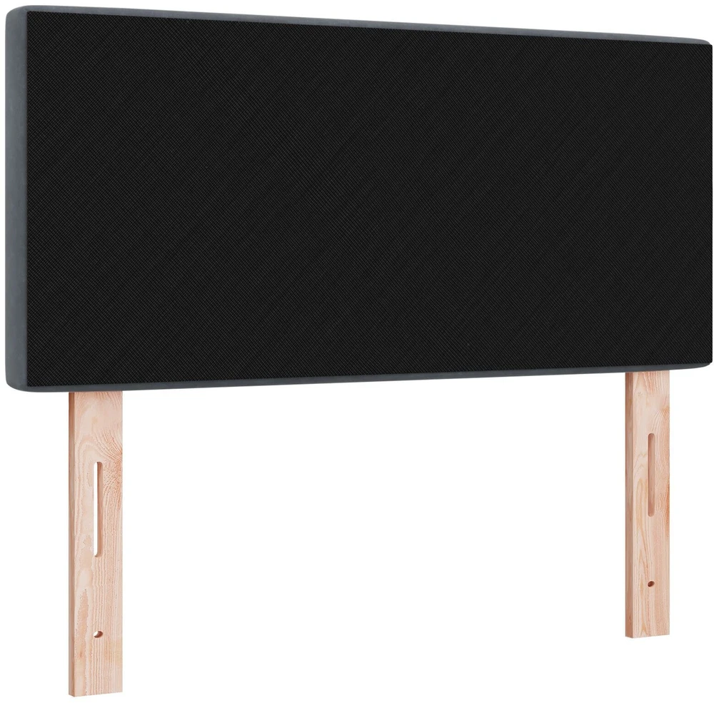 Galvūgalis Tamsiai pilka 90 cm Aksomas