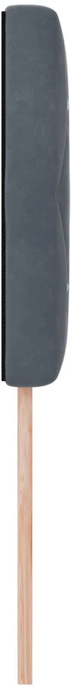 Galvūgalis Tamsiai pilka 90 cm Aksomas