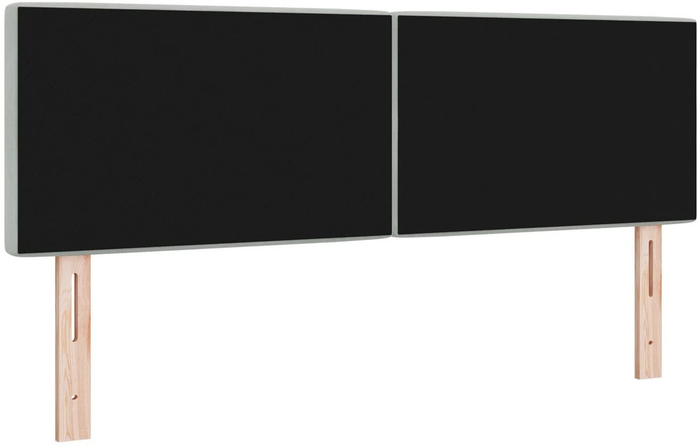 Galvūgalis Šviesiai pilka 160 cm Aksomas