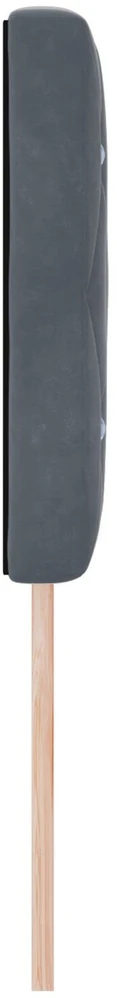 Galvūgalis Tamsiai pilka 160 cm Aksomas