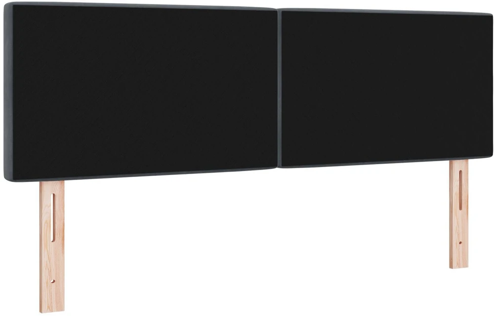 Galvūgalis Tamsiai pilka 160 cm Aksomas