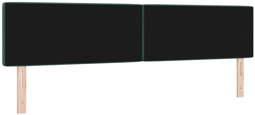 Galvūgalis Tamsiai žalia 200 cm Aksomas