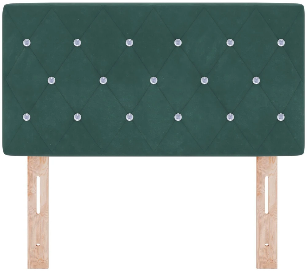Galvūgalis Tamsiai žalia 80 cm Aksomas