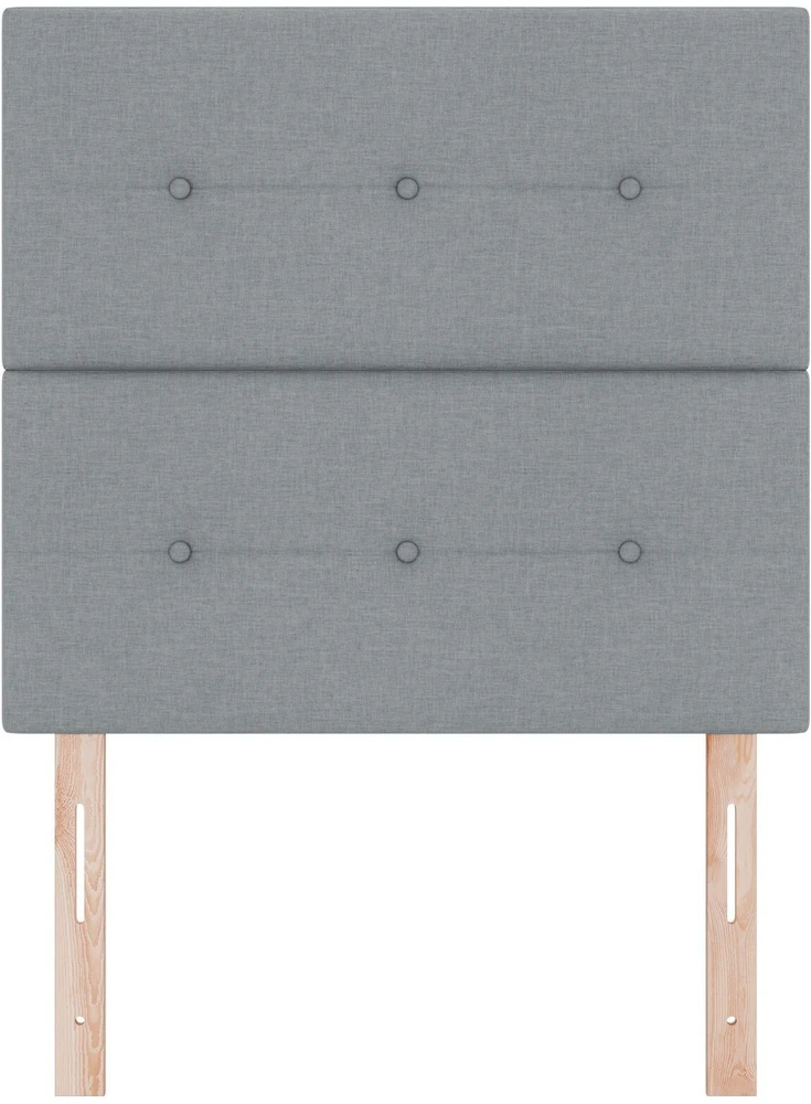 Aukščio reguliuojamas atlošas Šviesiai pilka 80 cm audinys