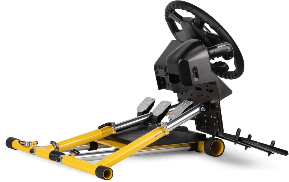 WheelStandPro Ratų stovas „Pro“ ūkio sunkvežimiui, geltonas