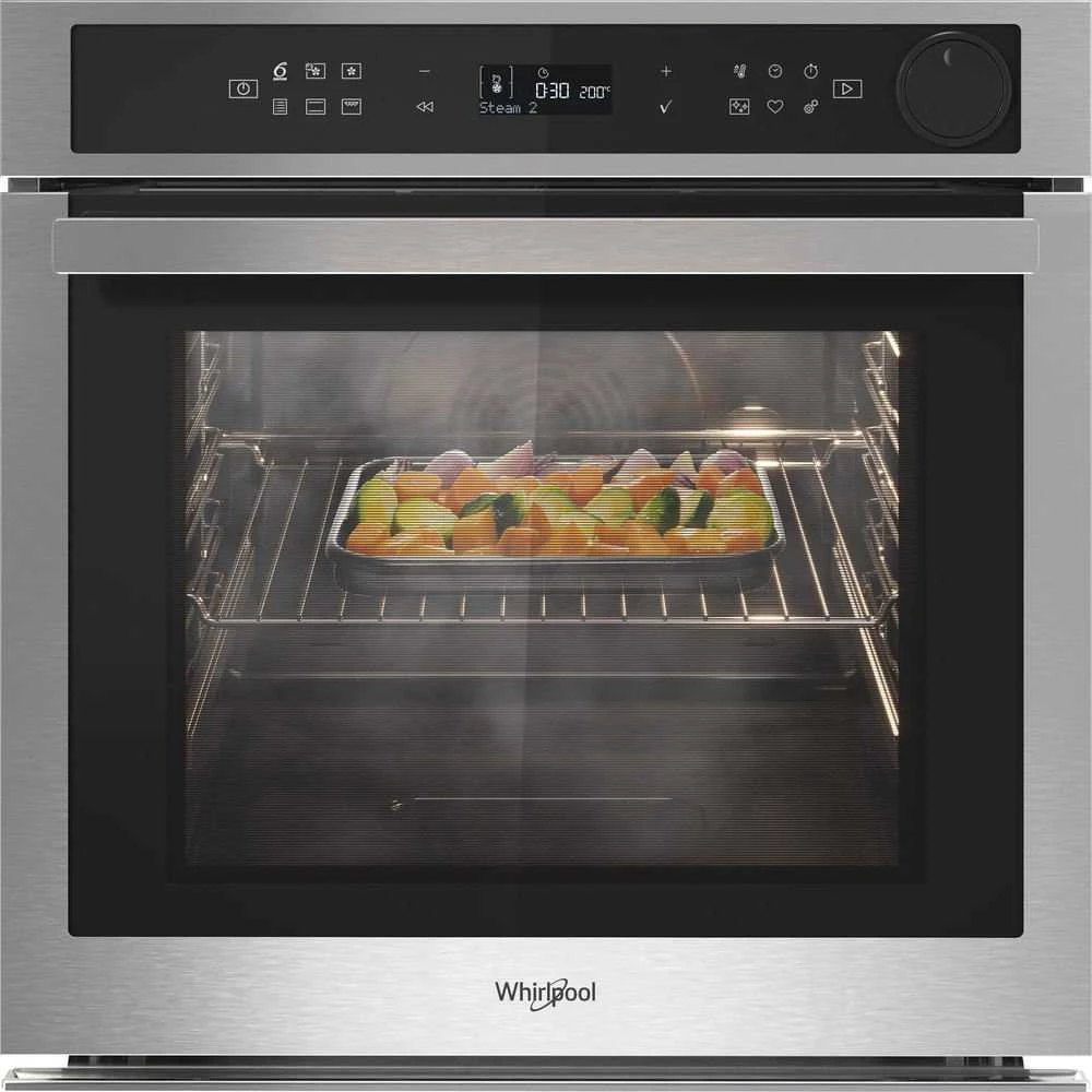 Whirlpool orkaitė | AKZ9S 8271 IX | 73 L | Elektrinis | Hidrolitinė/pirolizė | Elektroninė | Garų funkcija | Aukštis 59,5 cm | Plotis 59,5 cm | Juodas