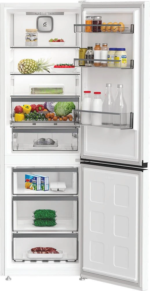 Whirlpool Šaldytuvas | WHK 25364 W4E | Energy efficiency class E | Free standing | Combi | Height 186.5 cm | No Frost system | Šaldytuvas net capacity 210 L | Šaldiklis net capacity 106 L | 37 dB | Baltas